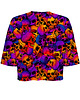t-shirt damskie DR.CROW T-shirt Krótki CROP Skulls Ombre 1