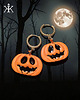 kolczyki z masy plastycznej Kolczyki halloween dynia z glinki polimerowej 1