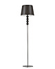 lampy podłogowe Czarna lampa stojąca do salonu SEUL 7