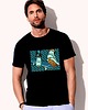 t-shirty męskie Koszulka organiczna z nadrukiem Skateboard 1