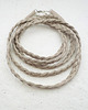 naszyjniki - inne Jagna naszyjnik lniany warkocz 1