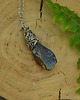 wisiory Wisiorek talizman surowy kwarc tytanowy kolorowy wire wrapping 2