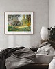 plakaty PLAKAT Monet, ogród obraz, sztuka ścienna, pejzaż 2