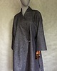 płaszcze damskie Kimono długie jeans z paskiem oko patchwork frędzle. 9