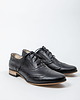 półbuty damskie Skórzane półbuty jazzówki Zapato model 246 czarny lico 1