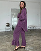 spodnie materiałowe damskie Koszula Blush purple lyocell 6