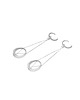 kolczyki srebrne MINIMAL earrings MAXI / silver 5