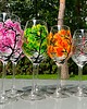 szklanki i kieliszki Kieliszki na wino ręcznie malowane Cztery pory roku 8szt 6