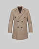 płaszcze i kurtki męskie Wełniany płaszcz dwurzędowy sortino beżowy 1