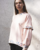 bluza bez kaptura damska Bluza Brzoskwiniowy Raj_1 3