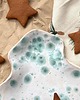 dekoracje świąteczne Talerz ceramiczny choinka Biały puch 2