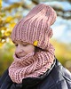 czapki damskie Wełniana czapka zimowa peruvian WOOLY retro róż 2