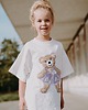t-shirty dla dziewczynki T-shirt oversize Margaret Teddy cream 2