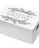 komunia - pozostałe ZESTAW KOMUNIJNY drewniane pudełko i album personalizowana 1