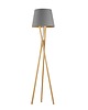 lampy podłogowe Drewniany trójnóg w stylu glamour ANDORA GOLD 7