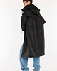 płaszcze i kurtki męskie Parka Longline Hoodie Oversize black ocieplana 9