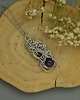 wisiory Oryginalny wisiorek ametyst wire wrapping 2