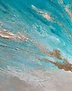 obrazy Granatowy obraz abstrakcyjny - obraz ze złotem Maldives XX  80x120 cm 2