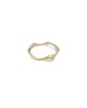 pierścionki - różne WAVES thin / brass RING 1