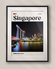 plakaty Minimalistyczny plakat Singapur 1