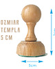 stemple Święty Mikołaj Pieczątka - Stempel drewniany 5