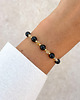bransoletki z kamieni naturalnych Talizman - czarny turmalin, cytryn, hematyt - ochrona i dobrobyt 4