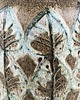 wazony Wazon ceramiczny Scheurich z reliefowym dekorem roślinnym,, Niemcy, lata 70. 4