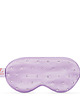 opaski na oczy CRYSTALLOVE Opaska na oczy z jedwabiu z kryształkami - lilac 2