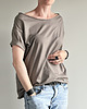 t-shirt damskie Beton Oversize Bez Nadruku 3