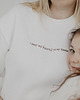 bluza bez kaptura damska Bluza Unisex Off White Personalizowana Dzień Mamy 4