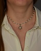 chokery Krótki naszyjnik choker perły wire wrapping słońce 2