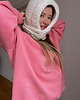 czapki damskie BONBON LUX balaclava x bonnet boucle babe 4