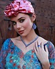czapki damskie Turban w serca 3