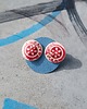 kolczyki ceramiczne Kolczyki ceramiczne w czerwone kwiaty 1