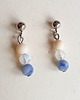 kolczyki z kamieniami Kolczyki DROPSY MINI jaspis niebieski, jaspis obrazkowy, kamień rzeczny 3