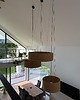 lampy wiszące Lampa wisząca LEEA LUZ 80 cm. Klosz fornir dąb. Ręczne wykonanie> 1