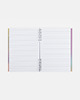 kalendarze i plannery NOTES GRADIENT LEPSZE B5  160 stron  SZARE LINIE 2