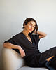 spodnie materiałowe damskie Bluzka kimono Wild antracite 7