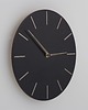 zegary Zegar ścienny czarny | nowoczesny zegar z drewna 1