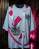 t-shirt damskie Lou Vitou Cyber Y2K Oversize Tee One of One Upcycled S-XL 3