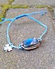 bransoletki wire wrapping Labradoryt na lato  - bransoletka sznurkowa 4