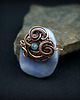 broszki Agat broszka wire wrapping 8