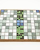 deski do krojenia i tace Taca geometryczny wzór w stylu modernistycznym, lata 70. 3