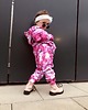 bluzy dla dziewczynki Bluza Dziewczynka DR.CROW Marble Pink 1