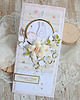 kartki, zaproszenia na chrzest Kartka na chrzest "Baby Angel Girl 1" GOTOWA 2