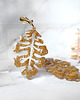 klipsy GOLDEN LEAFS,  UNIKATOWE DUŻE KLIPSY z żywicy 2