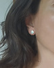 kolczyki pozłacane Kolczyki DOUBLE RINGS, srebro 925 pokryte 24K złotem 3