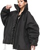 kurtki damskie Kurtka typu bomber oversize czarna 3