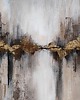 obrazy Tryptyk KOLORY ZIEMI ręcznie malowana ABSTRAKCJA 60 x 180 cm obraz strukturalny 3