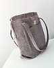 torby na ramię Torba SummerBag TAUPE-duża szarobrązowa torba sztruksowa 1